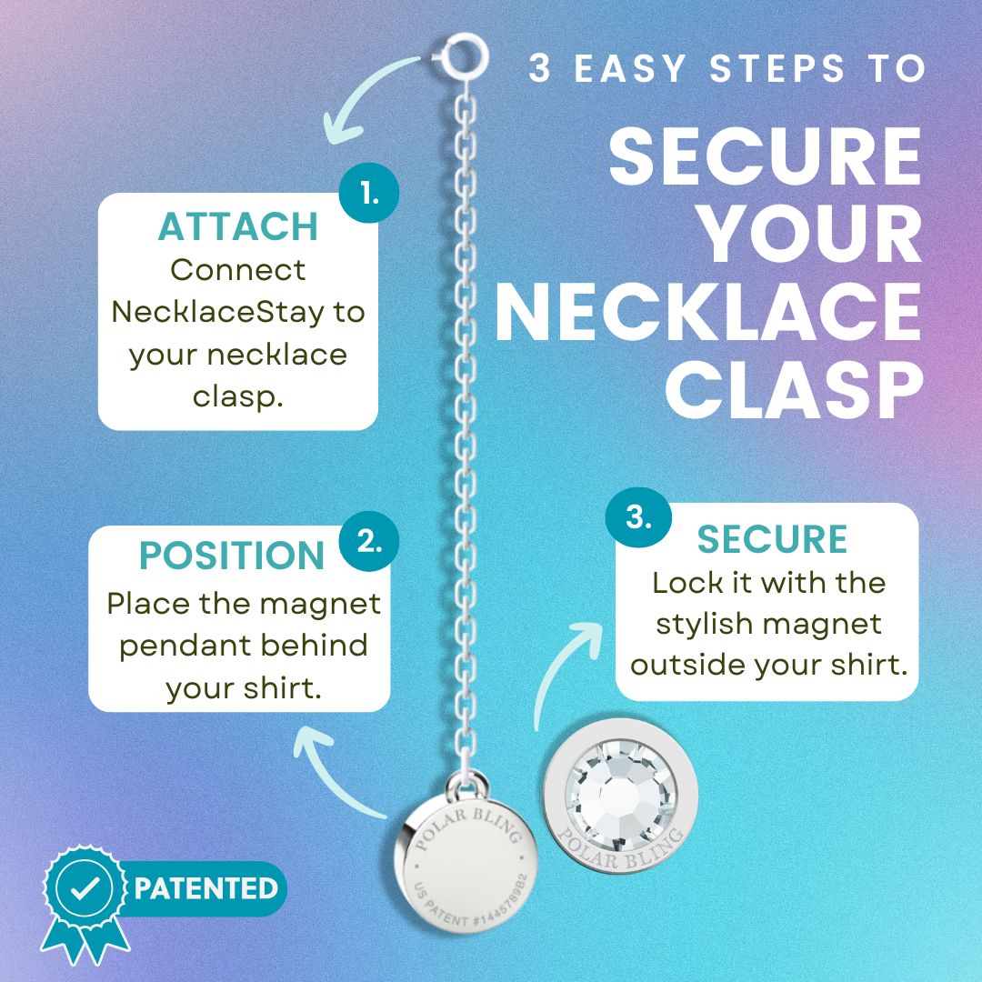 Three Easy Steps to Secure your Necklace Clasp