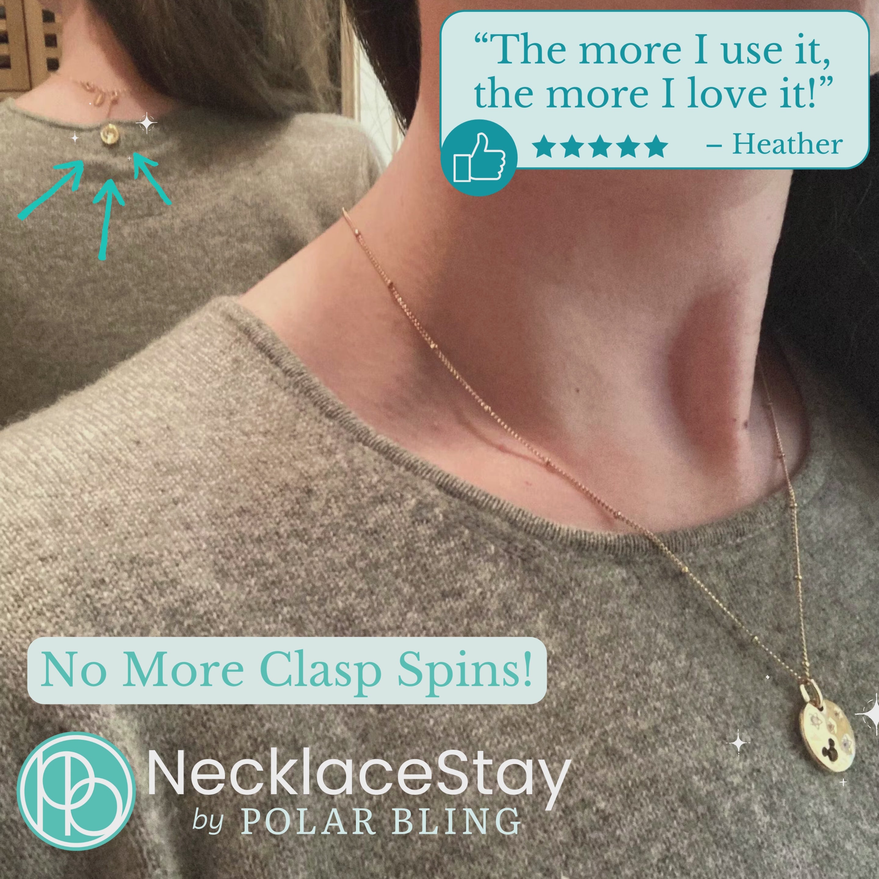 NecklaceStay® Trio Set – 3 Looks, 1 Genius Fix! – Polar Bling